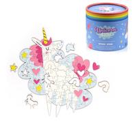 Puckator - Puzzle de Unicornio de Madera, Multicolor, JIG06