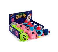 Puckator Queasy Squeezies Space Cadets - Juguete de peluche para apretar