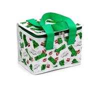 Puckator RPET - Bolsa térmica para almuerzo, diseño de Minecraft Creeper & TNT, hecha de botella de plástico reciclado, bolsa aislada para mujeres, hombres y niños