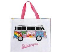 Puckator Sac de Courses en Plastique Recyclé RPET Volkswagen-Van Bus Combi VW T1 Summer Love Bolsas de la Compra Reutilizables, Multicolor, único