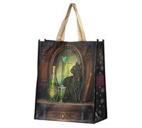 Puckator Sac de Courses Lisa Parker-Chat Noir Absinthe Bolsas de la Compra Reutilizables, Multicolor, único