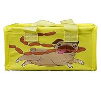 Puckator Sac Repas Isotherme en Plastique Recyclé RPET Mopps - Chien Carlin Marca