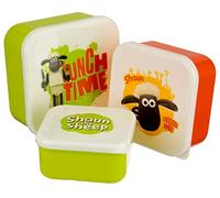 Puckator Shaun The Sheep - Set de 3 cajas de almuerzo