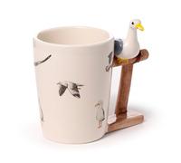 Puckator - Taza de cerámica con mango en forma de boya de gaviota - Accesorios divertidos para el hogar - Regalos lindos para novia - Tazas grandes para hombres y mujeres - Regalos lindos