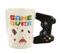 Caneca em Cerâmica Game Over com asa em formato de Comando