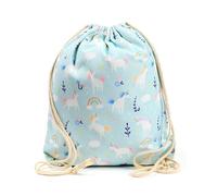 Puckator Unicorn Magic Bolsa con cordón de lona - Bolsa de natación - Bolsas con cordón para niños - Bolsa de gimnasio - Bolsas de festival para mujer - Bolsa de gimnasia - Bolsa de deporte - Mochila