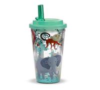 Puckator - Vaso Irrompible con Pajita - Animales - Zooniverse