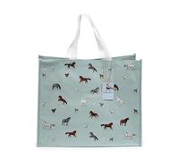 Puckator Willow Farm Horses - Bolsa de compras reutilizable - Bolsas de hombro - Bolsos para mujer - Bolsas de lona para mujer - Bolsa de mano de compras - Bolsas grandes para mujer - Cosas estéticas