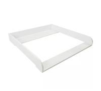 Puckdaddy Cambiador Ferdinand - 80x71x9,5 cm, de madera MDF en blanco, compatibles con las cómodas Nordli/Koppang (profundidad 43-44cm), incl. material de fijación para montaje en pared
