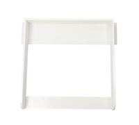 Puckdaddy Cambiador Knut - 90x75,4x10 cm, cambiador de madera en blanco, el cambiador se adapta a los armarios de cajones, incluye material de fijación para el montaje en la pared