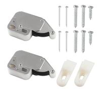 Puco Paquete de 2 cerraduras de Gancho para trompa de Elefante, Cerradura para Puerta de gabinete, Cerradura para Puerta, Cerradura para Puerta, Cerradura para Puerta de gabinete