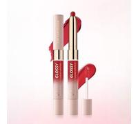 Pudaier - 2-in-1 Dual-Ended Lip Stick & Lip Gloss - 10 Colors 03# Sugar Maple - 4g