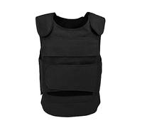 Pudera Chaleco Táctico Ropa Resistente a Las puñaladas Escamas de Pescado Chaleco táctico Desgaste del Equipo de protección Equipo de Entrenamiento Militar al Aire Libre para Adultos Negro Talla única