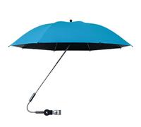 Puds para cochecito con pinza paraguas con clip para cochecito | Paraguas extra grande con protección UV para cochecito con pinza | Paraguas impermeable de 360 grados para cochecito, pai