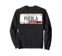 Puebla Mexico License Plate Mexican Travel Vacation Beach Sudadera