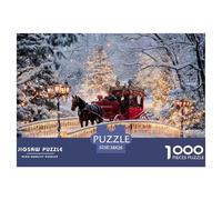 Pueblo 1000 Piezas Rompecabezas para Adultos Colorido,Serie de Pueblo Pequeño Divertido Desafiante y Rompecabezas Mental 1000 Pz Rompecabezas para Adultos 100% Cartón Recvcled38x26cm/1000pcs