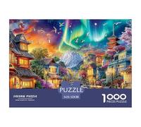 Pueblo fantasía Rompecabezas para Adultos Imposible, De Alta Definición - Un Regalo Navideño Que Encanta A Mujeres, Hombres, Adultos Y Niños A Partir De Los 14 Años 52x38cm/1000pcs