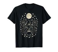 Pueblo gótico Bruja Bruja aquelarre Halloween Fairycore Camiseta