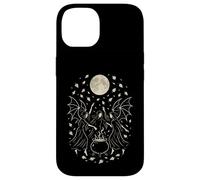 Pueblo gótico Bruja Bruja aquelarre Halloween Fairycore Carcasa para iPhone 14