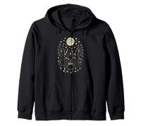 Pueblo gótico Bruja Bruja aquelarre Halloween Fairycore Sudadera con Capucha