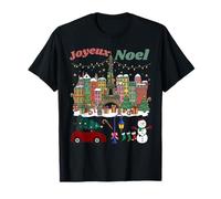 Pueblo navideño de París | Vacaciones en Joyeux Noel Camiseta