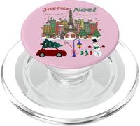 Pueblo navideño de París | Vacaciones en Joyeux Noel PopSockets PopGrip para MagSafe