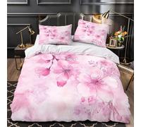 Pueblo navideño Funda de Edredón Cierre de Cremallera Oculta Juego de 3 Piezas Impresión 3D incluye Fundas de Almohada Cuento de hadas de invierno Funda Edredon for niña Super king（260x220cm）