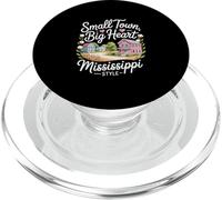 Pueblo pequeño con tradición de Mississippi, corazón Grande al Estilo de Misisipi PopSockets PopGrip para MagSafe