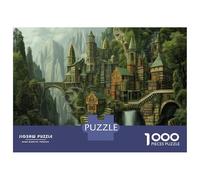 Pueblo Pinto Puzzle 1000 Piezas De Cartón Grueso Castillo Submari Conjunto De Rompecabezas Anti Estrés Adultos para Noche De Juegos como Regalo Original 70x50cm/1000pcs
