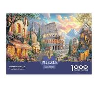 Pueblo Romano (1000 Piezas) para Adultos: Escena del Coliseo Romano, Actividad desafiante y Estimulante para el hogar, 70 x 50 cm (1000 Piezas)