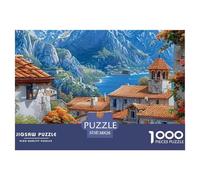 Pueblo Único 1000 Piezas Rompecabezas para Adultos Serie de Pueblo Pequeño Colorido Rompecabezas Desafiante y Rompecabezas Mental Rompecabezas para Adultos 100% Cartón Reciclado Puzzleor Me