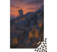 Pueblos mediterráneos 1.000piezas Colección Vista al mar Avanzados Actividades Didácticos 12+ Decoración 1000pcs (75x50cm)