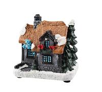 Pueblos Navideños Con Luz, Pueblos Navideños En Miniatura, Juego de Casa de Pueblo de Navidad Decoracion de Luces LED Adorno de Mesa de Escena de Pueblo de Navidad, Pueblo Navideño Iluminado