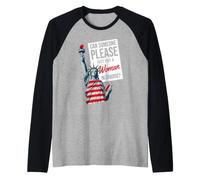 ¿Puede Alguien por Favor Poner a una Mujer a Cargo político Camiseta Manga Raglan