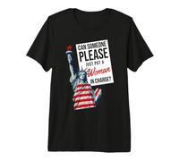 ¿Puede Alguien por Favor Poner a una Mujer a Cargo político Camiseta Premium