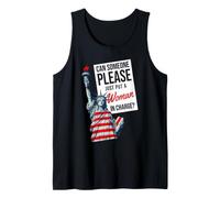 ¿Puede Alguien por Favor Poner a una Mujer a Cargo político Camiseta sin Mangas