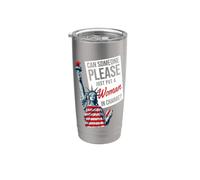¿Puede alguien por favor poner a una mujer a cargo político Vaso térmico de acero inoxidable de doble pared