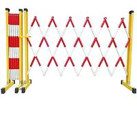 Puede ampliar las barreras móviles, Expandable Folding Traffic Barrier Multicolor 1.2x(2.5-8) m With Pulley System(1.2x4m)