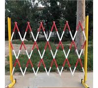 Puede ampliar las barreras móviles, Retractable Expandable Mobile Traffic Barricade Fence Barrier Pack of 1 Black and Red 120x(250-500) cm(Red,120x300cm)