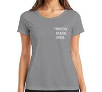 Puede contener trazas de alcohol Divertida camiseta de fiesta para mujer, gris, L