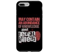Puede contener una camisa de abundancia de conocimiento Divertido crimen verdadero Carcasa para iPhone 7 Plus/8 Plus