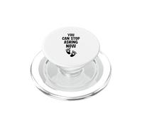Puede Dejar de Preguntar Ahora Anuncio de Embarazo de revelación de género PopSockets PopGrip para MagSafe