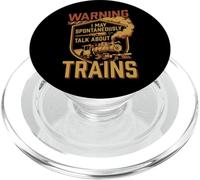 Puede Hablar espontáneamente sobre Trenes Modelo de ferrocarril Divertido PopSockets PopGrip para MagSafe
