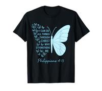 Puede Hacer Todas Las Cosas a través de Cristo Que me fortalece Camiseta