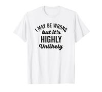 Puede que me equivoque, pero es muy poco probable que sea un texto negro divertido Camiseta