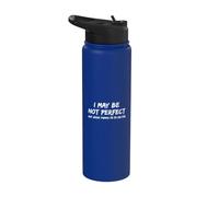 Puede que no sea perfecto, pero Jesús piensa que voy a morir - Divertido Stainless Steel Insulated Water Bottle