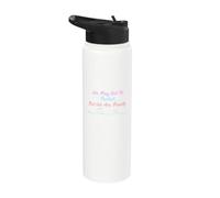 Puede que no seamos perfectos, pero somos un diseño de cita Stainless Steel Insulated Water Bottle