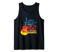Puede Que Sea Viejo, Pero Tengo Que Ver la música Retro de Todas Las Bandas geniales Camiseta sin Mangas