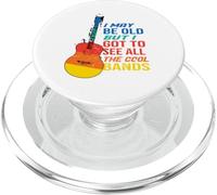 Puede Que Sea Viejo, Pero Tengo Que Ver la música Retro de Todas Las Bandas geniales PopSockets PopGrip para MagSafe