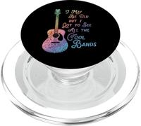 Puede Que Sea Viejo, Pero Tengo Que Ver Todas Las Bandas geniales Vintage PopSockets PopGrip para MagSafe